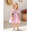 (4-5 Years, Pink) Φόρεμα κοριτσιών με με φιόγκο 6