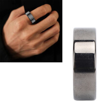 Smart Ring Gesundheits-Tracker 20 mAh 19,8 mm Silber IP68