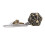 Mini Metal Dice Set Necklace Style 2 with Storage Box, Tiny Polyhedral Toy 16