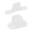 Fermaporta in nylon stile T per caravan bianco compatto 10