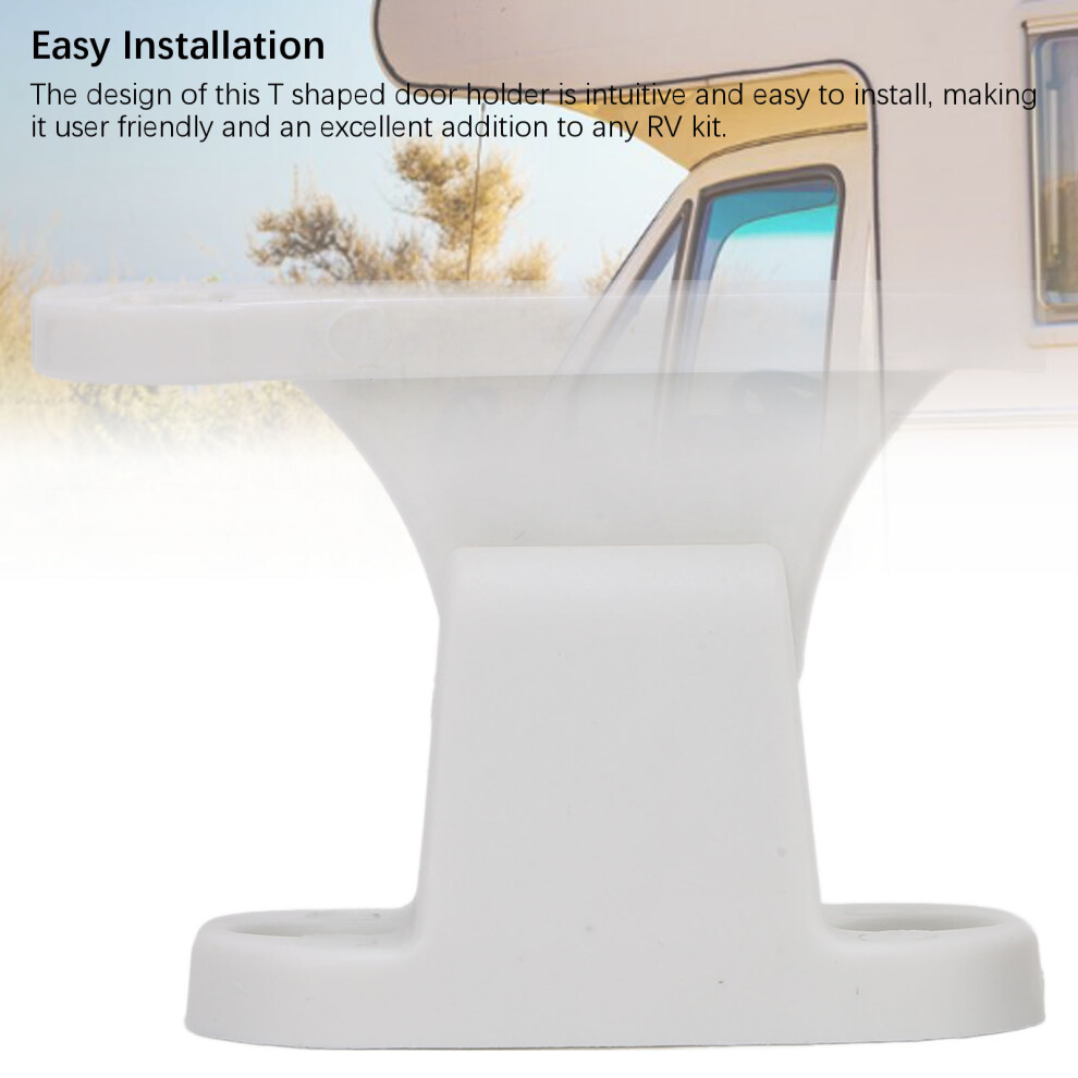 User Friendly Rv Door Catch White 7293282619210
