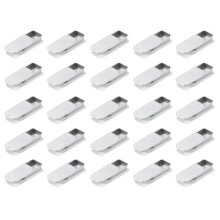 50PCS Metal Slide Top Containers, Metal Rectangular Sliding Lid Boxes for Candles Jewelry Crafts 50x25x10MM