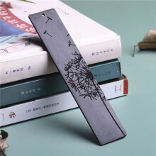 Sandalwood Crescent Bookmark - Business & School Gift, Ideal for Book Lovers, Commemorative Chinese Style Bookmark