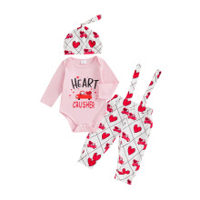 (0-3 Months, Pink) Conjuntos para el corazón, diadema.