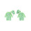 (3-6 Months, Green) Μαγιό Rash Guard σχέδιο καρχαρία 2