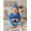 (3-6 Months, Blue) Conjunto de 3 Año Nuevo. 3