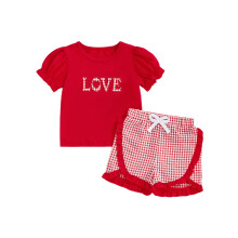 (18-24 Months, Watermelon Red) Conjunto de 2 cintura elástica.