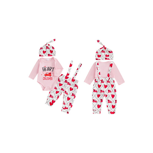 (3-6 Months, Pink) Conjuntos para el corazón, diadema. 1