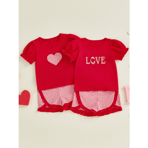 (3-4 Years, Watermelon Red) Conjunto de 2 cintura elástica. 2