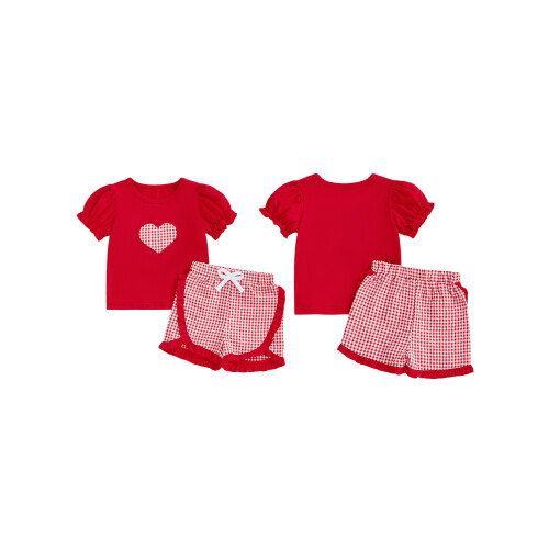 (4-5 Years, Red) Conjunto de 2 cintura elástica. 1