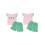 (12-18 Months, Pink) Set de vară în carouri. 2