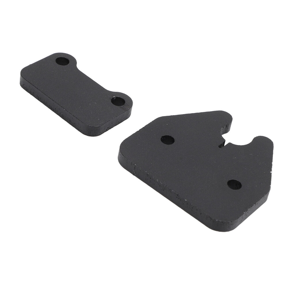 Aluminum Sun Visor Clip Kit For Trucks, High Strength, Coating Black 8061385749597