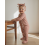 (6-12 Months, Pink) Ολόσωμη φόρμα μωρών κορδέλα μαλλιών 6