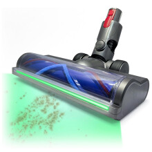 Vacuum Hardwood Floor Attachment for V7 V8 V10 V11 V15 G5, Replacement Cleaner Full-Area LED Green Light