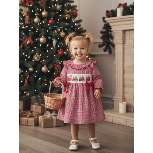 (2-3 Years, Red) Χριστουγεννιάτικο φόρεμα για Fall Clothes 1