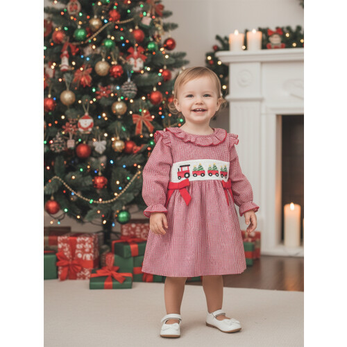 (2-3 Years, Red) Χριστουγεννιάτικο φόρεμα για Fall Clothes 2