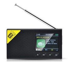 Stereo Radio 2.4 Inch LCD Color Screen Digital Signal Broadcast Adapter -Compatible 5.0 Radio