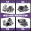 11517507849 Engine Coolant Water Pump for  E60 E66 E53 E70 11517524551 6
