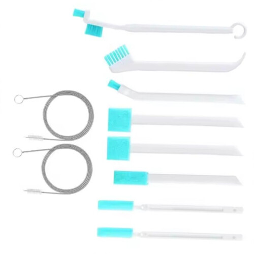 New Ice Makers Cleaners Set 10Pcs Ice Machine Cleaning Brushes and 2pcs Hook Brush 2