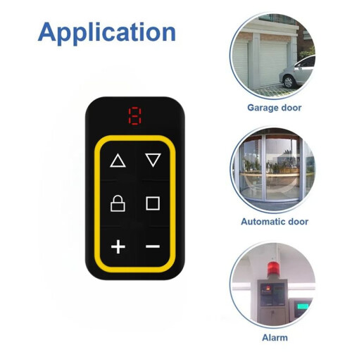 Garage Door Eight-Channel Copy Wireless Remote Control Rechargeable Universal Copy Multi-Frequency Remote Control 2