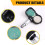 Bil TPMS-Sensor Däcktryckssensorövervakningssystem 42607-33011 PMV-107J för  4Runner  Camry för 3
