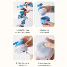 Moving Dog Touch Activated Toys for Indoor Pets USB Rechargeable Squeaky Rolling Balls Interactive Toy