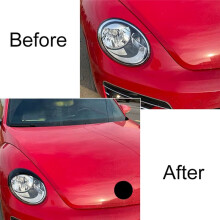 For Beetle 2012-2018 Car Headlight Eyebrow Trim Cover Lamp Light Eyelids Eyelash Sticker