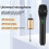 Microfono Wireless Professionale Collega e Usa KTV Microfono Audio per Esterni per Karaoke Canto DJ Microfono 6