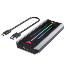 Externes Nvme M2 SSD-Gehäuse M.2 NGFF NVME Dual Protocol Solid State Drive Gehäuse Unterstützt M.2 NGFF 2230/2242/2260/2280