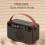 Protable  Speaker with Lyrics Display Speaker Home Ktv  Speaker USB Audio Subwoofer Speaker White 5