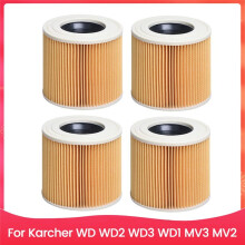 4PCS Wet and Dry Vacuum Cleaner Filter Replacement for WD2 WD3 WD1 MV3 MV2 Household Cleaning Tools Accessory