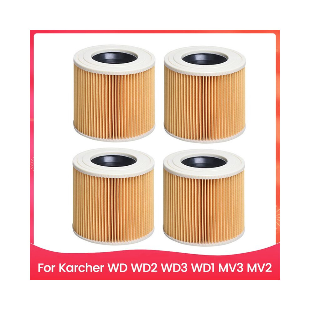 4Pcs Wet And Dry Vacuum Cleaner Filter Replacement For Wd2 Wd3 Wd1 Mv3 Mv2 Household Cleaning Tools Accessory 6031272641190