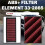 33-2865 Car High Flow Air Filter Modified Flatbed Air Filter for      A3 Q3 TT 2