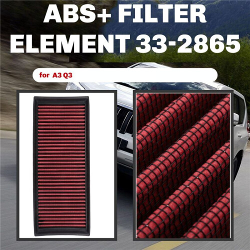 33-2865 Car High Flow Air Filter Modified Flatbed Air Filter for      A3 Q3 TT 1