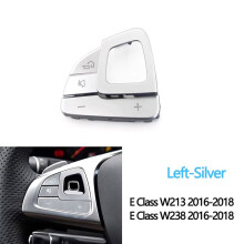 1 Satz Multifunktions-Lenkrad-Lautstärkeregler-Tastenabdeckung für - E-Klasse W213 Limousine W238 Coupé