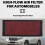 33-2865 Car High Flow Air Filter Modified Flatbed Air Filter for      A3 Q3 TT 6