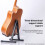 Foldable A-Shape Guitar Stand with Rubber Padding, 28x30.5x37cm Black 2