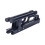 Foldable A-Shape Guitar Stand with Rubber Padding, 28x30.5x37cm Black 3