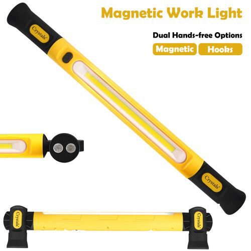 5000mAh Work Light 3000LM Bright 3 Modes Magnetic Underhood Work Light Bar