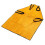 Cowhide leather welding apron - NEÜFU - 100x70cm - Yellow - Three stitching 2