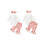 (12-18 Months, White) Set 3 piese bandă păr 2