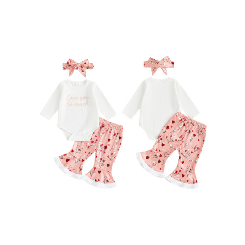 (9-12 Months, White) Set 3 piese bandă păr 1