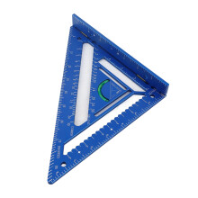 Triangular Ruler with Protractor 300mm - High-Accuracy Carpenter Layout Tool