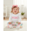 (3-6 Months, White) Set de 3 și fetițe. 3