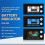LCD Liquid Crystal 8-100V Voltmeter Battery Car Power Detection Digital Lithium Battery Capacity Display Module,C 5