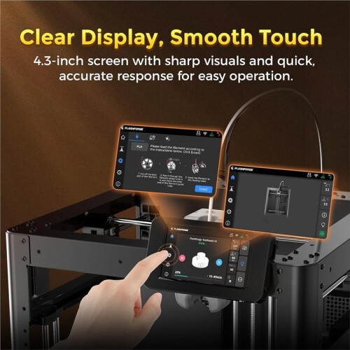 For Adventurer 5M 4.3-Inch Touchscreen Assembly, Effortless Installation and Intuitive Control 2