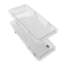 Organizador rodante de latas de refresco 2L Transparente 35.2x23.8x16.3cm