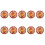 10Pcs Cloud Pattern Alloy Button Clothing Buttons-orange1 1