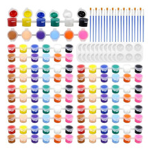 10Pack Acrylic Paint Set,for Kids Adults Art & Painting, for Home Classroom Birthday DIY with Palettes and Brushes
