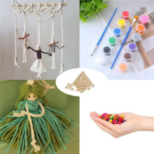 1 Set Graffiti Wood Beads Kit Wooden Beads Smile Face Wood Spacer Printed Wooden for DIY  Art Jewelry Making